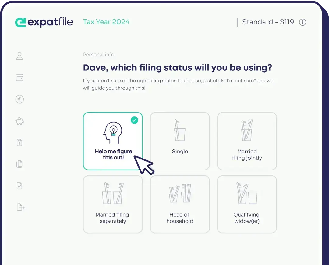 Your recovery rebate credit in Expatfile's Tax Software