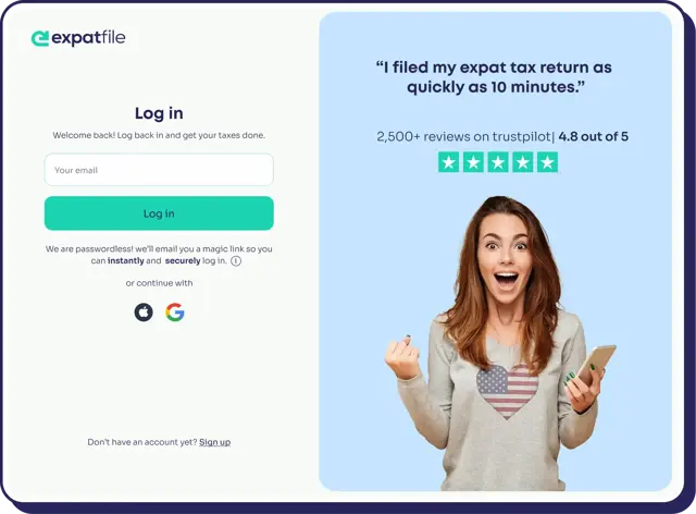 Log in and get started