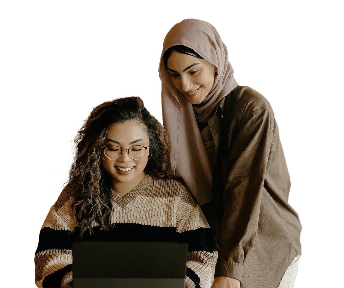 Two US Expats filing their taxes with Expatfile software to receive the third stimulus check