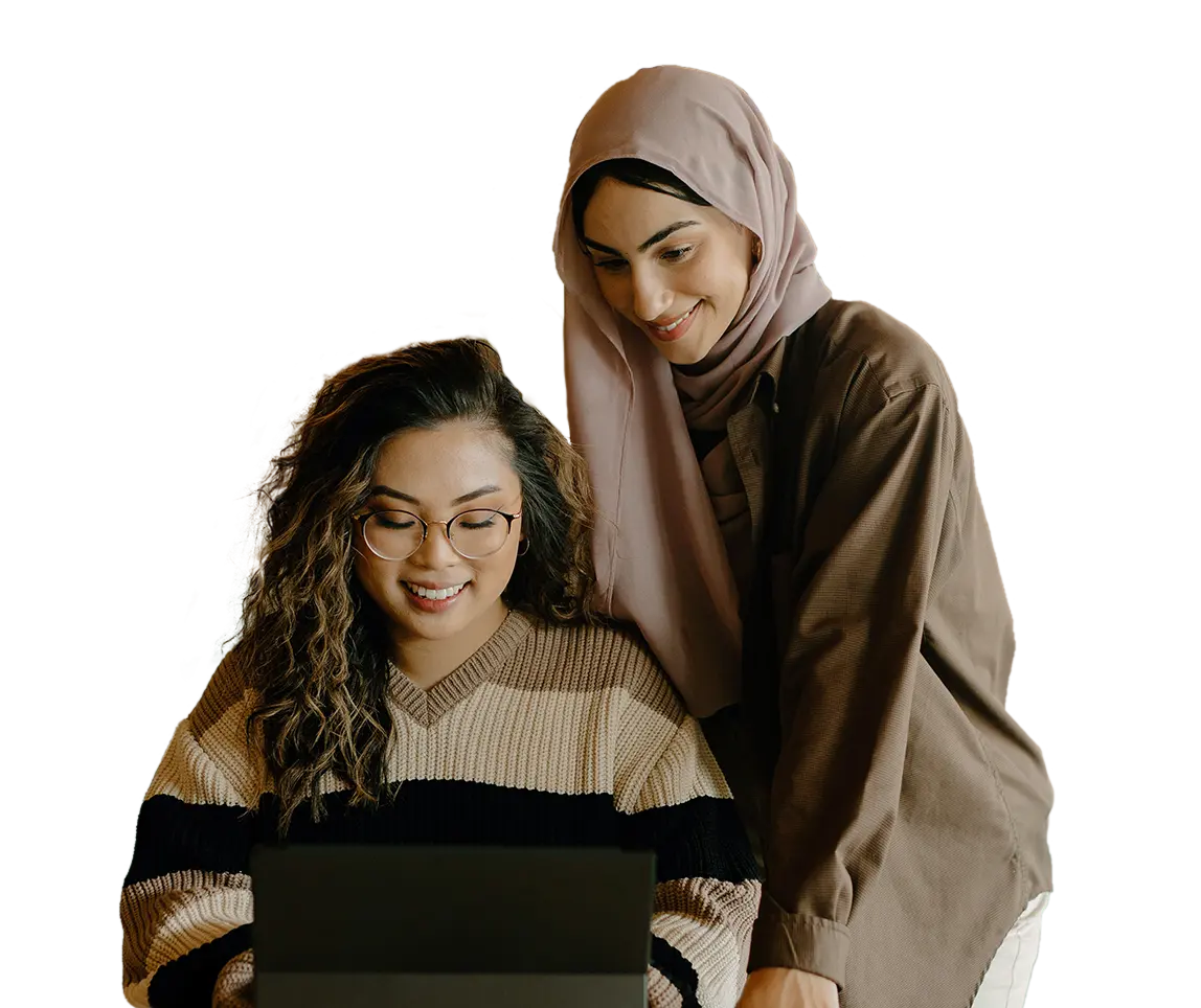 Two US Expats filing their taxes with Expatfile software to receive the third stimulus check